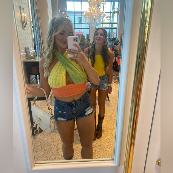 Colorful Halter top - Picture 1 of 6
